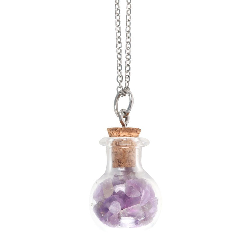 Earth and Elements Jewellery

https://www.earthandelements.co.uk › products › calming-amethyst-crystal-chip-potion-bottle-necklace