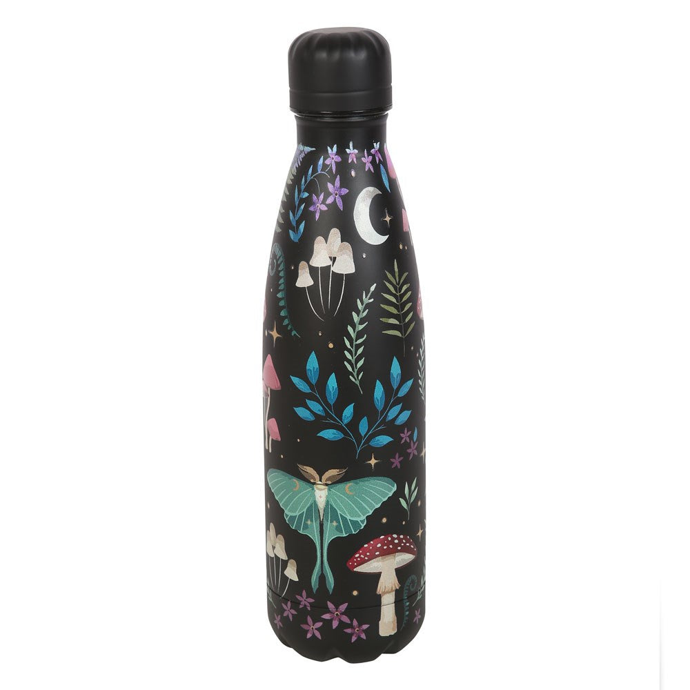 DARK FOREST PRINT METAL WATER BOTTLE