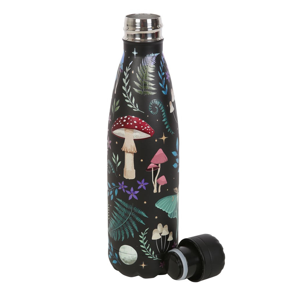 DARK FOREST PRINT METAL WATER BOTTLE