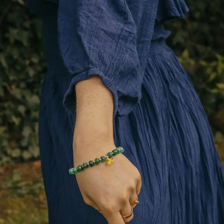 Green Chalcedony Bracelet