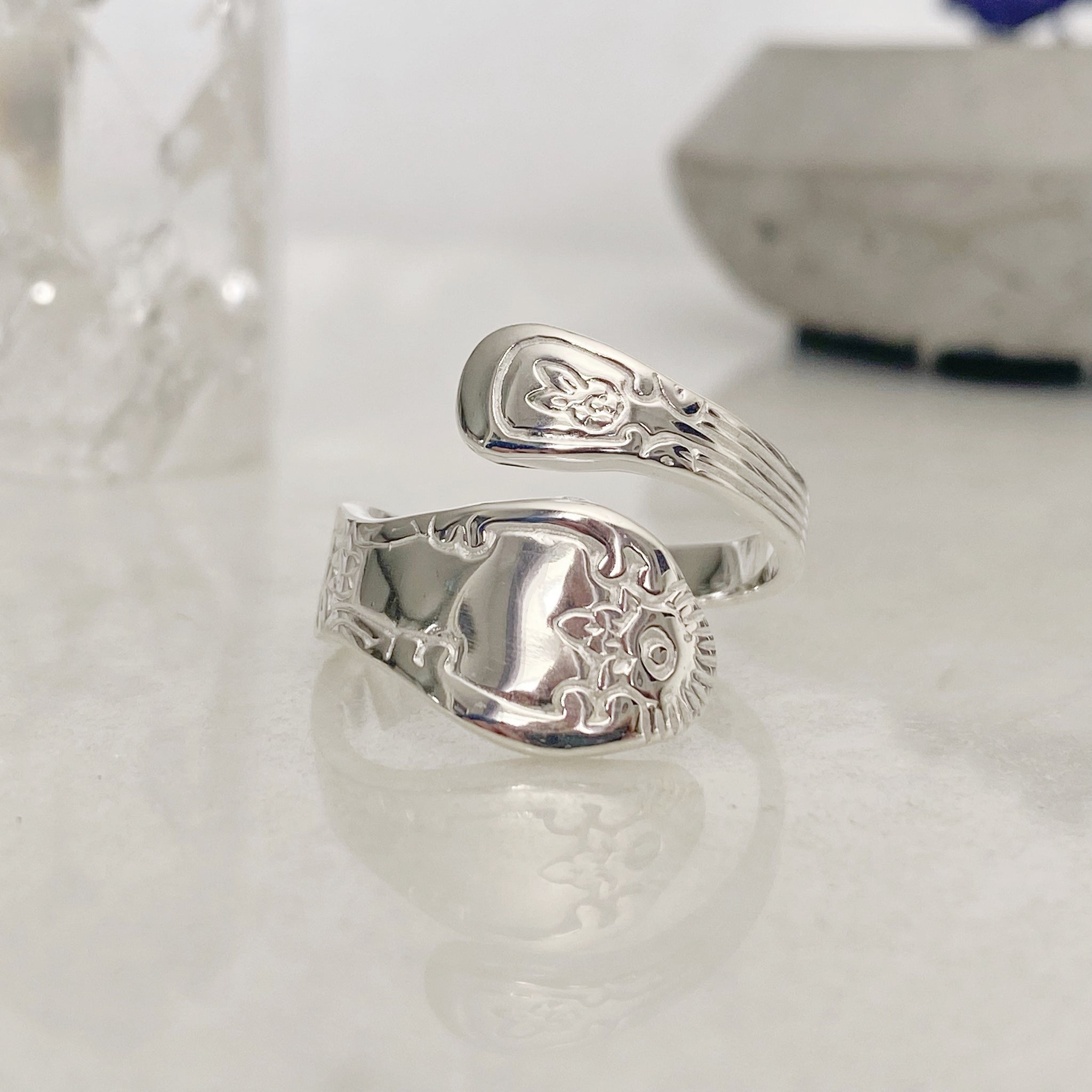 Adjustable shops spoon rings