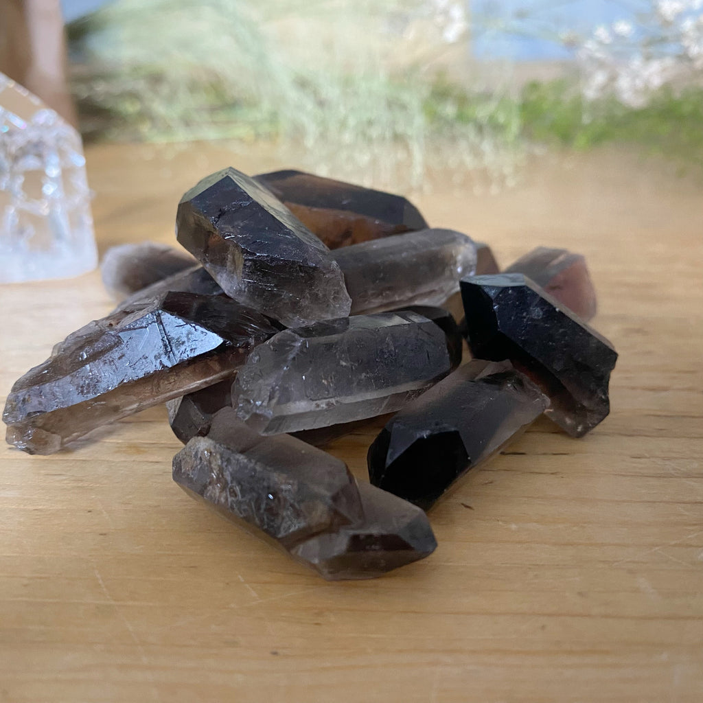 Smokey Quartz Rough Healing Points | Quartz Crystals for sale